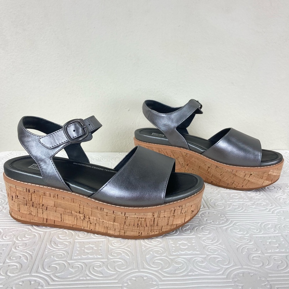 Fitflop Women's Metallic Platform Sandals Festival Fairy Boho Whimsical